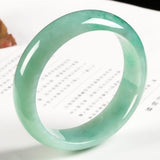 Natural Myanmar Jade A-Class 54-62mm Two-color Princess Bracelet