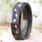 Tungsten Wedding Ring for Women Engagement Rings Men Lover Rings Hobbies
