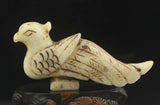 Vintage Hand Carved Jade Bird Statue