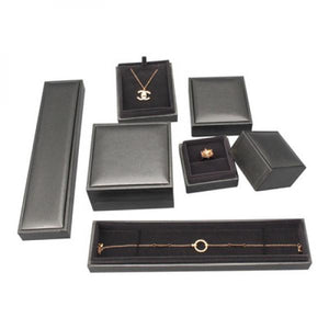 Silver Gray Necklace Bracelet Pendant Storage Case Jewelry Box