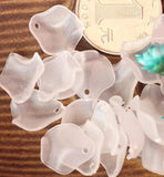 200 pcs 3D Petal Acrylic Crafts, DIY Flowers/Jewelry Supplies
