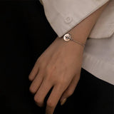 925 Sterling Silver Gemstone Bear Bracelet