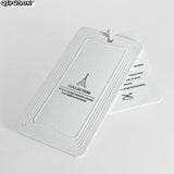 PK020 Shape Tag Hang Tag Printing Foil Hang Tag Kids Labels Clothes