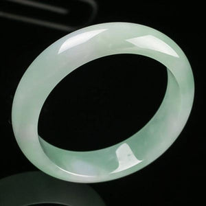 Zheru Jewelry Natural Myanmar Jade Princess Bracelet for Mom Girlfriend