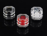 5pcs Acrylic Transparent Jewelry Boxes for Rings and Earrings