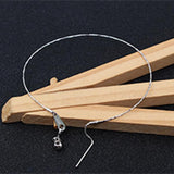 S925 Adjustable Silver Bead Memory Bracelet