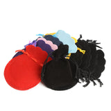 10pcs Velvet Bag Drawstring Pouch Jewelry Ring Packing Wedding Favor Bag