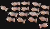 300pcs Copper Fish Drops for Crafting