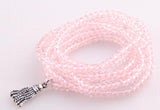 Crystal & Alloy Tassel Bead Yoga Bracelet