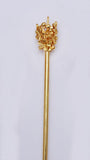 20 PCS KC Gold/Silver Plated Hair Sticks Base Setting for DIY Jewelry Making