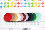 DIY Frosted Rubber Paint Circle Pendant Earrings