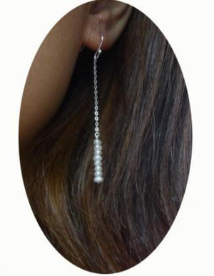 Freshwater Pearl 5-6mm Baby Girl Earrings Classic Women Gift