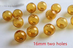 20pcs DIY Transparent Glass Beads Earring Pendants Accessory