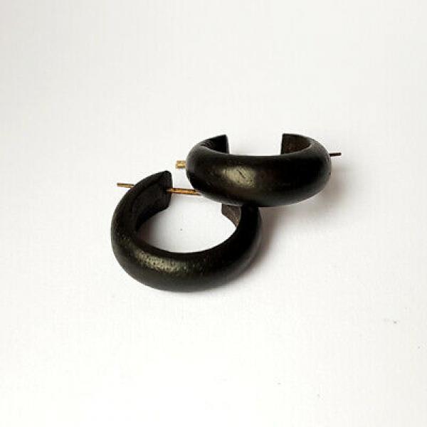 Tribal Women Coconut Wood Earrings