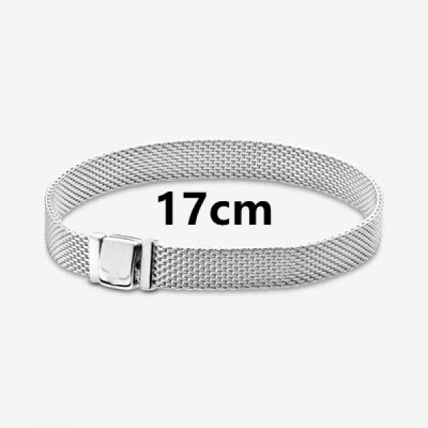 925 Sterling Silver Bracelet for Watch Charm Sandwich Handicraft