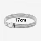 925 Sterling Silver Bracelet for Watch Charm Sandwich Handicraft
