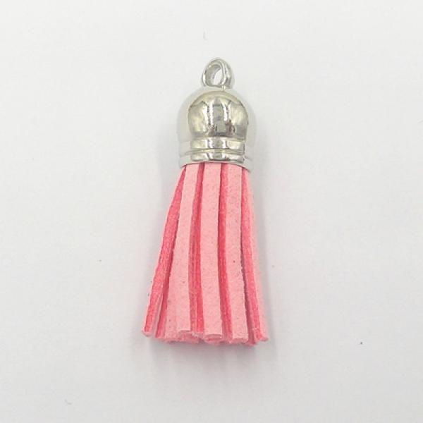 Suede Leather Small Tassel Pendants Lot of 100