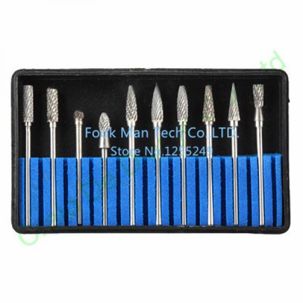 2.34mm Head 6mm Shaft Tungsten Carbide Burs Set 10pcs/box