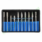 2.34mm Head 6mm Shaft Tungsten Carbide Burs Set 10pcs/box