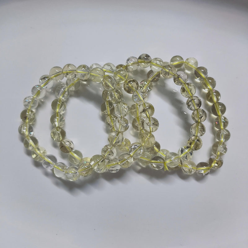 Azeztulite Crystal Quartz Bracelet High Frequency Gemstone Jewelry