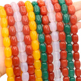 Natural Stone Colorful Agates Spacer Beads for Jewelry Making