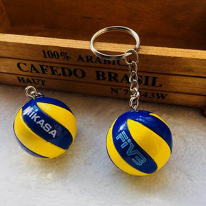 Mini Volleyball Keychain Sport Key Chain Car Bag Ball Volleyball Key Ring Holder