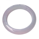 Natural Burmese Jadeite Light Purple 54-62mm Bracelet Princess Jewelry