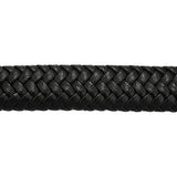 Stylish Stainless Steel Woven Leather Bracelet