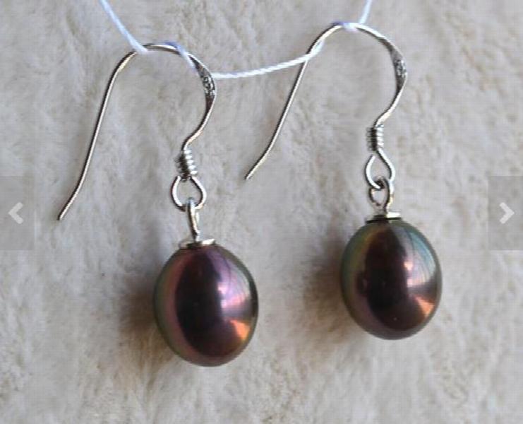 Real Freshwater Pearl Dangle Earrings Wedding Jewelry