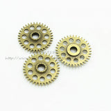 Sweet Bell Four Alloy Gear Charm Jewelry Findings 30pcs/lot