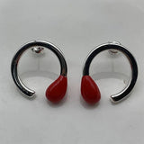 Spanish 925 Silver Stud Pendant Earring Set