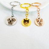 Pet Memorial Keychain - Personalized Pet Photo Keychain