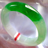 Zheru Jewelry Myanmar Jadeite Two-Color Bracelet Princess Jewelry