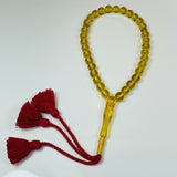 Muslim Amber Resin Islamic Rosary Bracelet