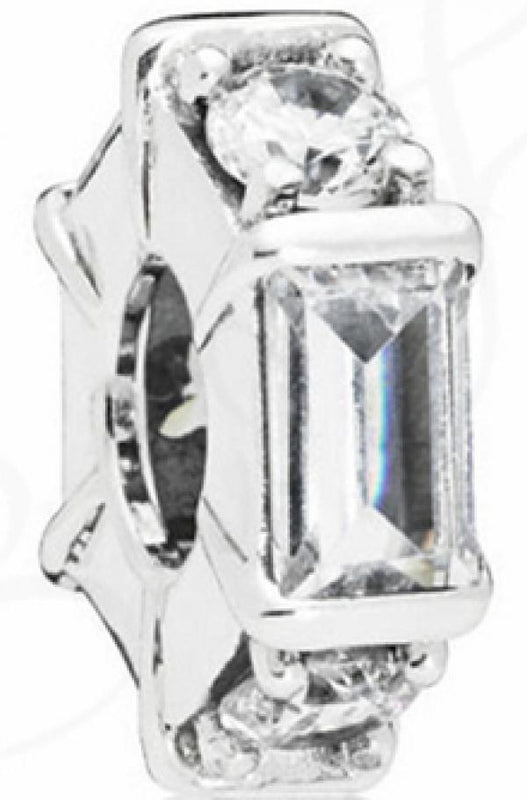 925 Sterling Silver Beaded Charm Spacer for Bracelet DIY Jewelry