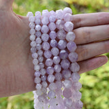 Natural Amethysts Stone Beads Faceted Spacer Beads for Jewelry Making DIY