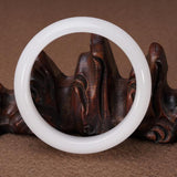 Zheru Jewelry Natural Hetian Jade 54mm-64mm Bracelet Princess Jewelry