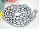 South Sea Gray Baroque Pearl Necklace 50 Inch