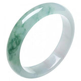 Zheru Jewelry Natural Green Burmese Jadeite Bracelet for Mother to Girlfriend