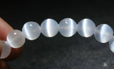 8mm Selenite Beads Bracelet Gemstone Reiki Healing