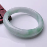 Natural Burmese Jadeite Light Green 54-64mm Bracelet