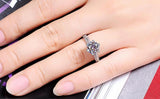 Tibetan Silver Wedding Jewelry Set with Round CZ