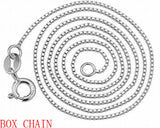 18" 925 Sterling Silver Chain - Various Styles
