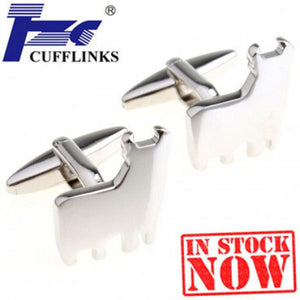 Stainless Steel Sheep Cufflink Cuff Link - 2 Pairs