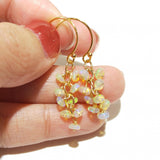 Ethiopia Opal 14K Filled Earrings Real Opal Jewelry