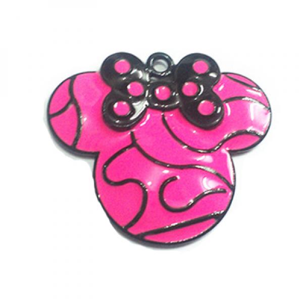 10pcs/lot Bow Minnie Pendants For Necklace