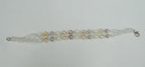 Pearl Bracelet with Crystal Beads