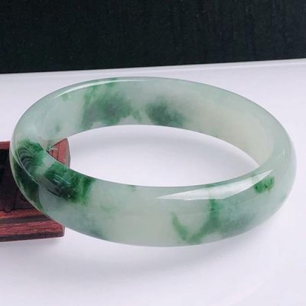 Zheru Jewelry Natural Myanmar jade 54mm-62mm bracelet