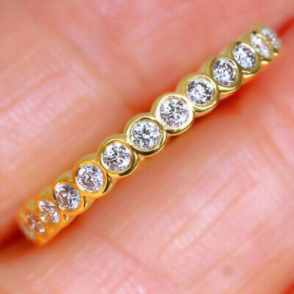 14K Mini Diamond Ring for Women Anillos De Bizuteria 14K Yellow Jewelry