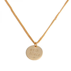 Personalized Stainless Steel 12*12mm Disc Necklace Beauty Mother